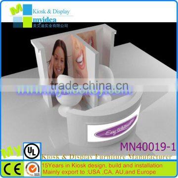 2015 Shenzhen mall spa teeth whitening kiosk design