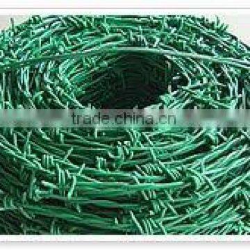 PVC coating Barbed wire