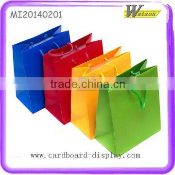 2014 New product custom colorful paper gift bag