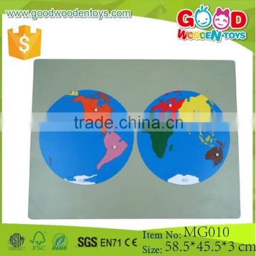 Combination Toys World Puzzle Map Education Toy Wooden Puzzle