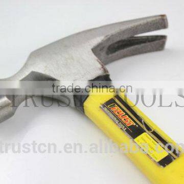 Right Angle Claw Hammer With Yellow Plastic Handle HM1012 photo-4