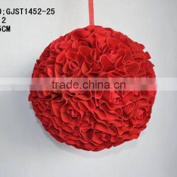 Artificial Rose Ball PE roam ball for wedding decoration good design rose ball hanging for room decoration