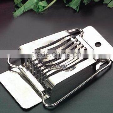 S/S 14.5*9*3 Kitchen gadgets metal egg slicer/Practical egg slicer