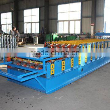 Step Tile and Trapezoidal Profile Double Layer Making Machine photo-5