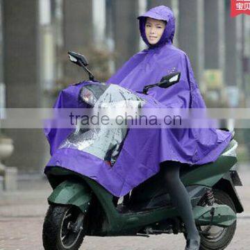 plus size outdoor rain poncho for bike and motocycle wholesale