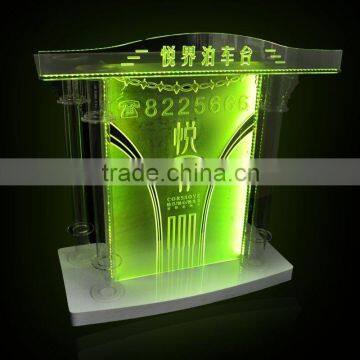 Beautiful Acrylic Podium, Bar Table With LED Lights photo-2