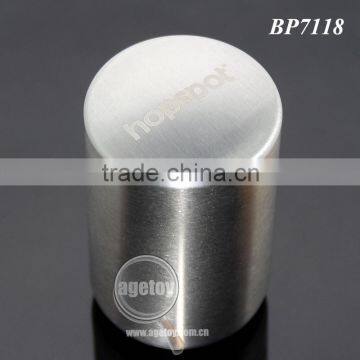 White Box Packing Promotional Stainless Steel Push Up Automatic Beer Customized Laser Logo Metal Push Down Opener photo-2