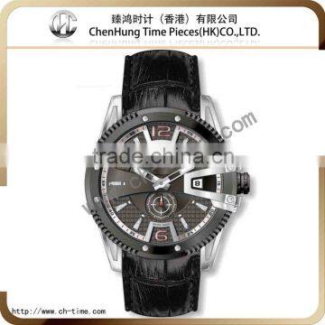 Custom fashion geneva mechanical men wrist watches men sports name band wholesale