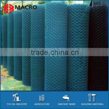 hexagonal PVC coated chicken wire mesh/ netting