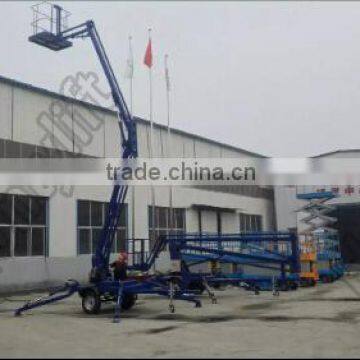 aerial towable boom lift trailer mounted articulated boom lift