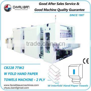 CE Certificate Hygiene M Folding Laminate Hand Paper Towels Making Machinery