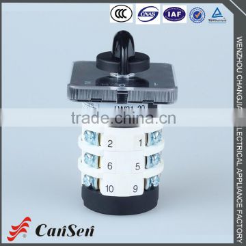 LW31-20 1-0-2 3P off-on quick-moving 20a 3 speed rotary fan switch                        
                                                                                Supplier's Choice