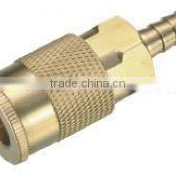 USA Industrial milton type air quick coupling, coupler with hose barb 1/4''body U01