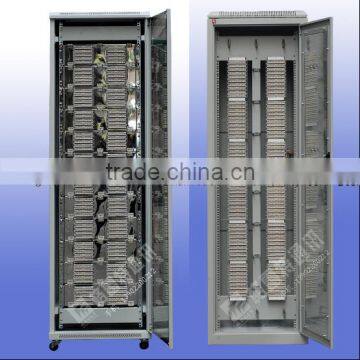 Cold Stainless Steel outdoor optic fiber distribution cabinets(ODF) with Cable Fixed Ground Unit