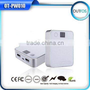 Wholesale  quality dual usb mobile charger powerbank