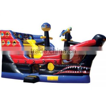 inflatable pirate ship obstacle course