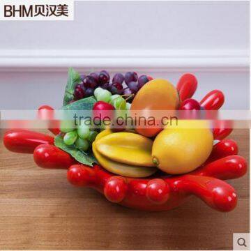 2016 custom fruit plate Special design home decoration art and craft