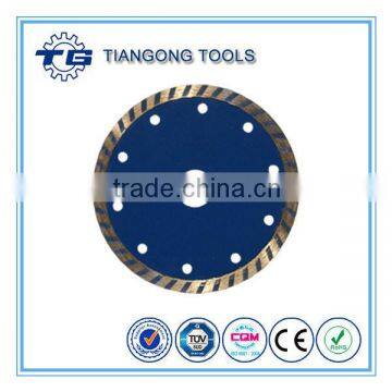 TG Tools Hot pressed super thin sintered Diamond Turbo Saw Blade for cutting granite