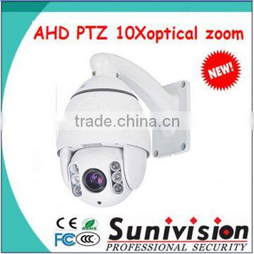 New 1.3MP 10Xoptical zoom ip mini ptz ahd ptz