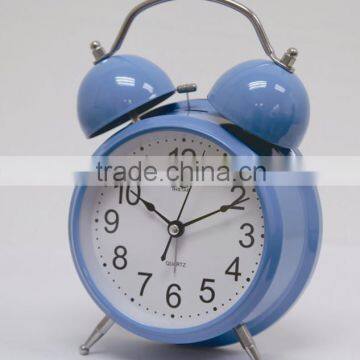 5" Twin Bell Alarm Clock, Quartz Analog Table Alarm Clock, Desk Alarm Clock photo-4