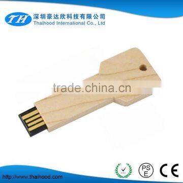 Keychain Wooden Usb Flash Drive, USB Flash Drive Key, Key Pendriver photo-3