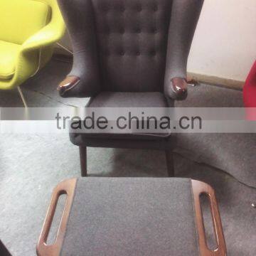 Hans J Wegner Classic Design Papa Chair With Ottoman photo-5