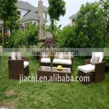 wicker restaurant sofa set