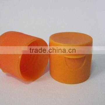 24mm Ribbed flip top cap, PP plastic cap