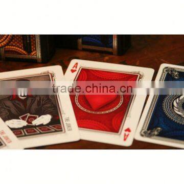Free Shipping Custom Game Cards Front and Back Printing Linen-embossed Playing Cards Black Playing Cards ---DH20719 Supplier's Choice photo-2