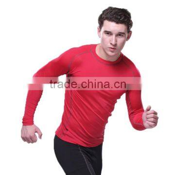 2017 custom mens long sleeve compression tshirt wholesale