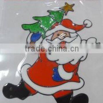 Cheap Christmas Santa Claus Window Sticker /door Sticker photo-5