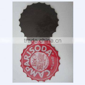 Hot Selling Promotional customized bottle cap shape 3D epoxy fridge magnet