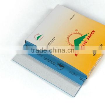 BM85 blue dry anti-clog sandpaper silicon carbide zinc stearate coated abrasive paper furniture polishing latex paper