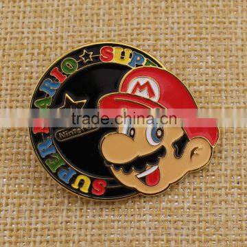 Custom Soft Enamel Super Mario Pin Badge