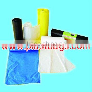 High Quality HDPE C-fold Garbage Bags on Rolls