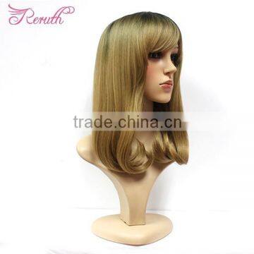Pretty Fashion Peruvian Human Hair Wig Wavy Cheap Hair photo-5