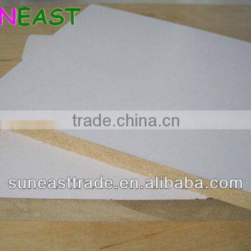 2mm oneside titanium white melamine faced MDF for furniture or decoration E2 glue