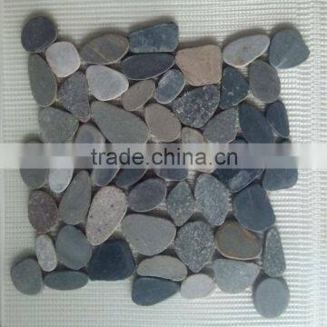 Sliced Heibei swimming pool Pebble 12 x 12 in mosaic mosaic bathroom floor tiles