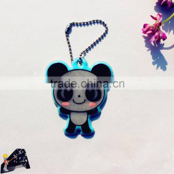 animal shape reflective keychain