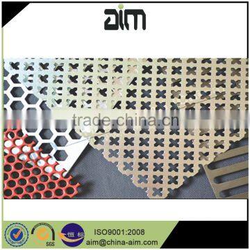 low-carbon/aluminum perforated wire mesh/copper/nickel plate perforated metal mesh