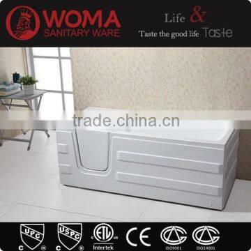 WOMA new product lower inward door walk in bathtub for disabled people Q375