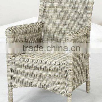 outdoor aluminium chair in 5.0 round wicker for hotel use