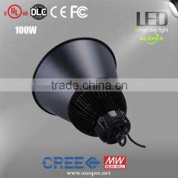 Customized New alluminaire outdoor ip65 100w energy saving led high bay lights