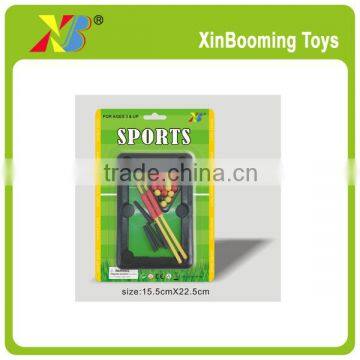 2015 new product wholesale promotional toy plastic mini snooker set for kids