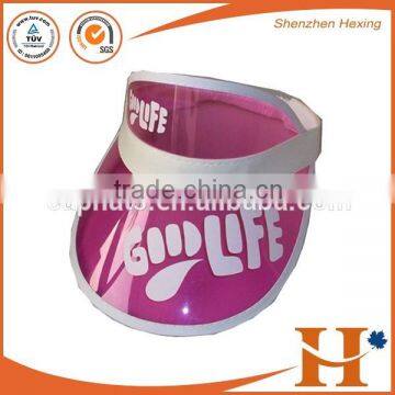 100% Acrylic Sun Visor Caps Rubber Band Adjust Hats photo-2