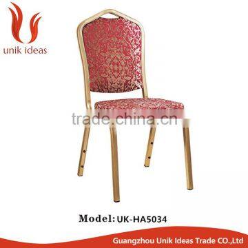 hot sale banquet hotel metal aluminum chair used for wedding events