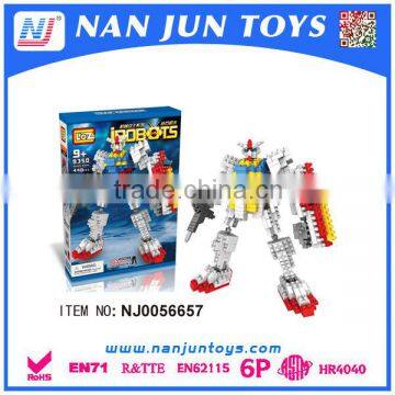 hot sale plastic robot building block for kids