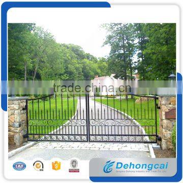 Automated iron gate,decorative gate,newest cast main gate designs