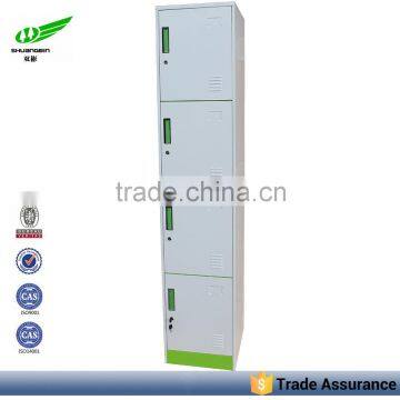 vertical lockable multifunction cold roll steel lockable foot shoes golf bag storage 4 door lockers
