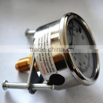 high quality oil pressure gauge Vibration-proof Pressure Gauge bourdon tube pressure gauge with best price made in china